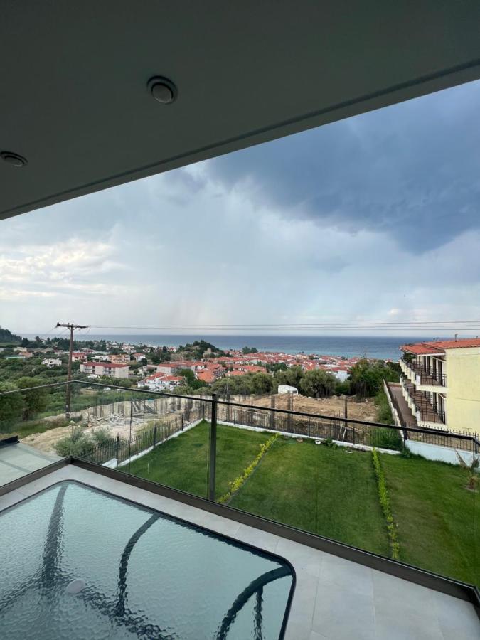 Ferienwohnung The Sea View Polychrono Exterior foto