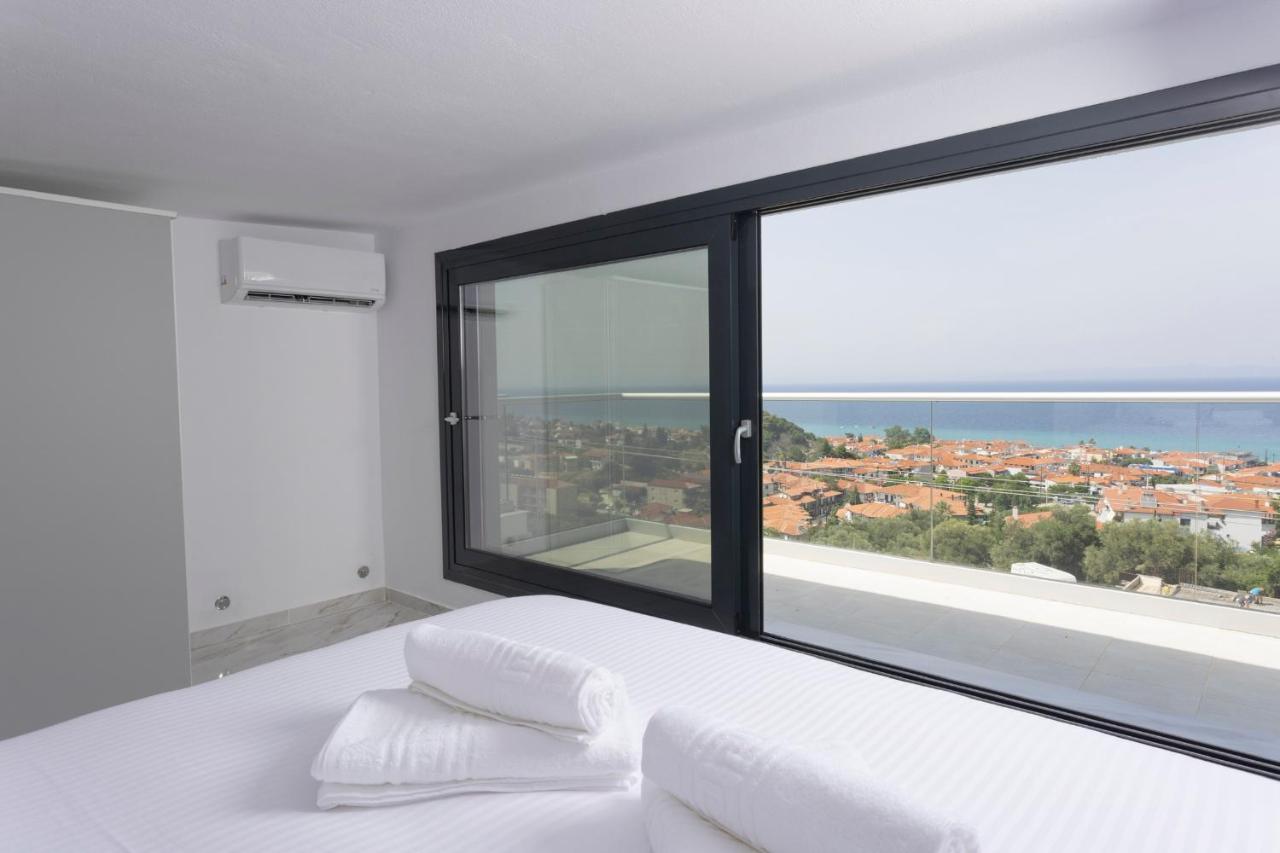 Ferienwohnung The Sea View Polychrono Exterior foto
