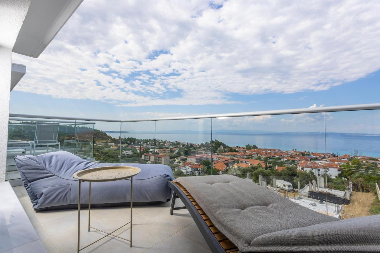 Ferienwohnung The Sea View Polychrono Exterior foto